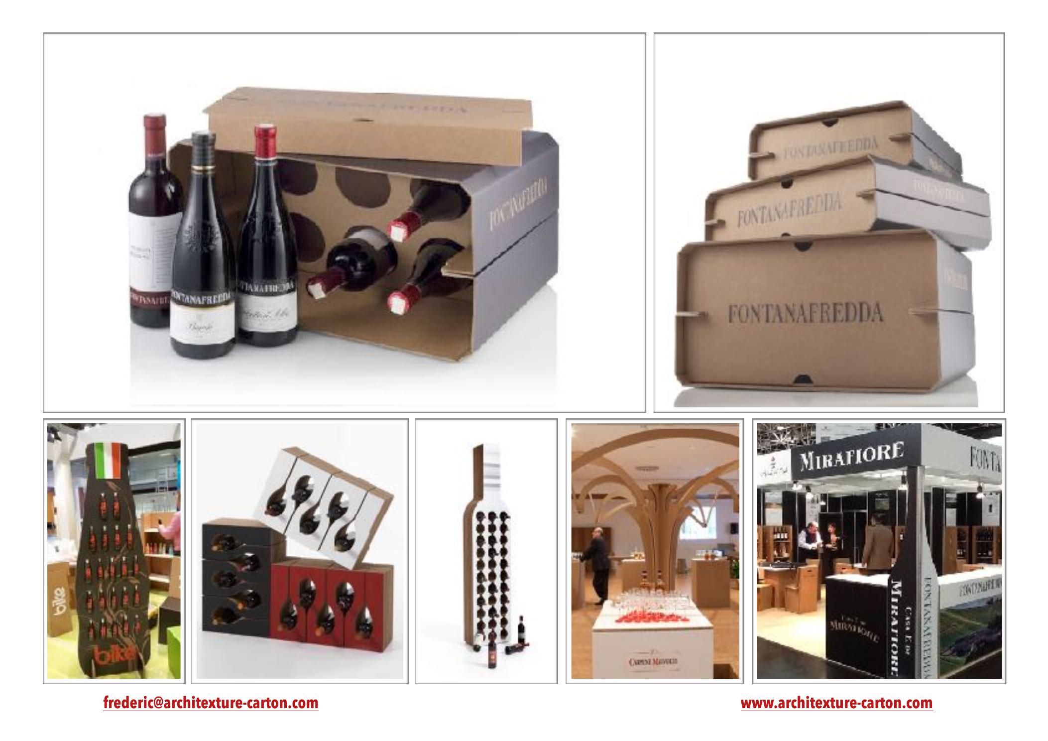 Packaging & displays — vins italiens