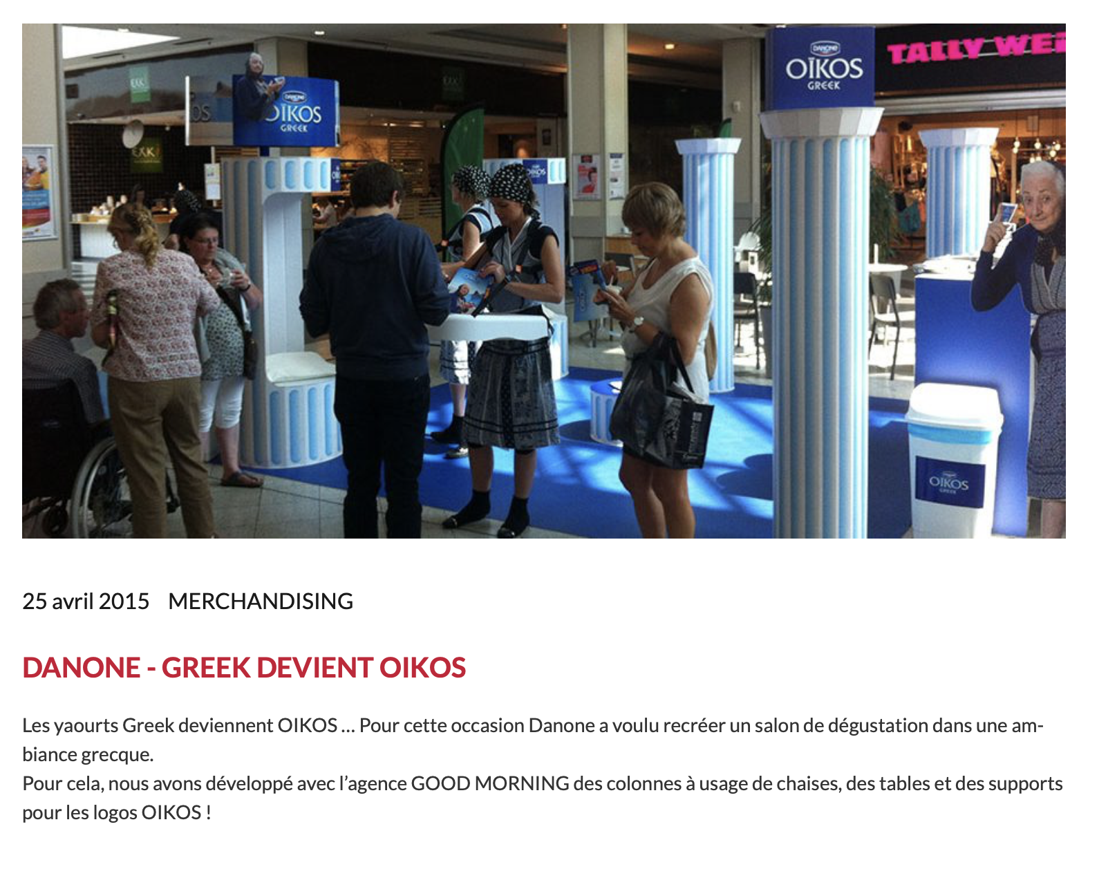 Danone — Greek devient Oikos