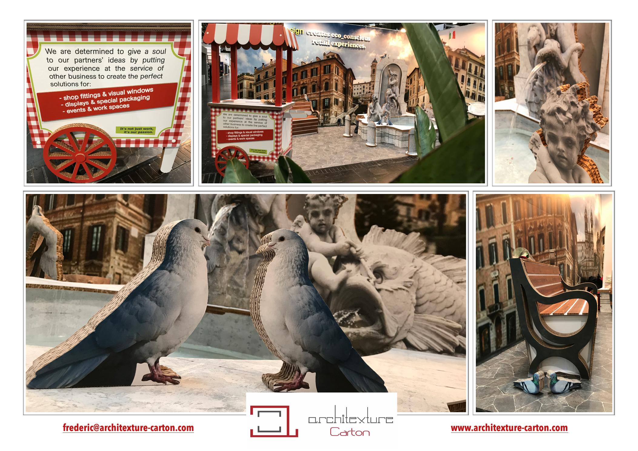 Stand EuroShop — ambiance italienne