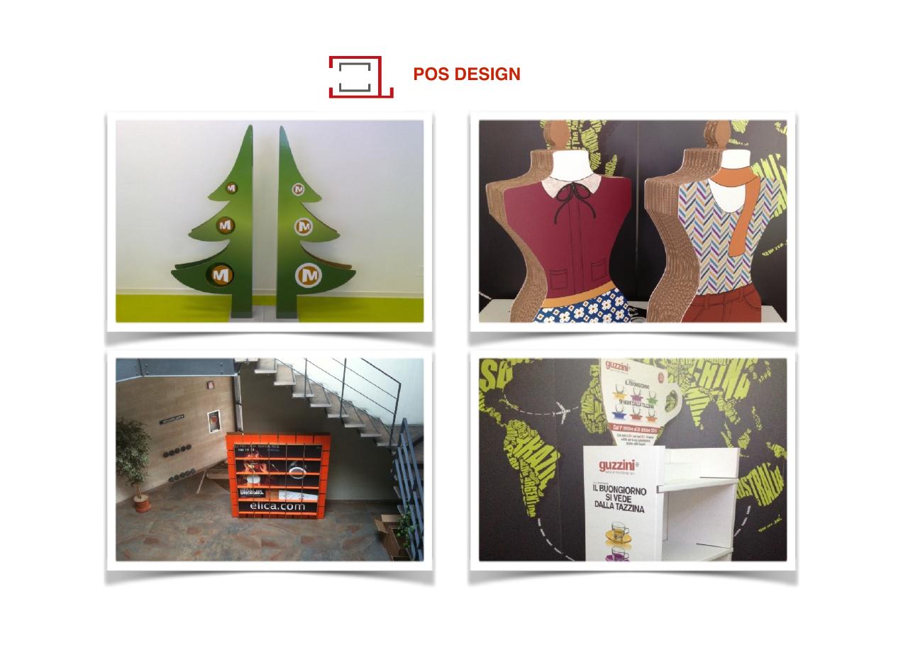 POS Design — campagnes Guzzini, Elica, M