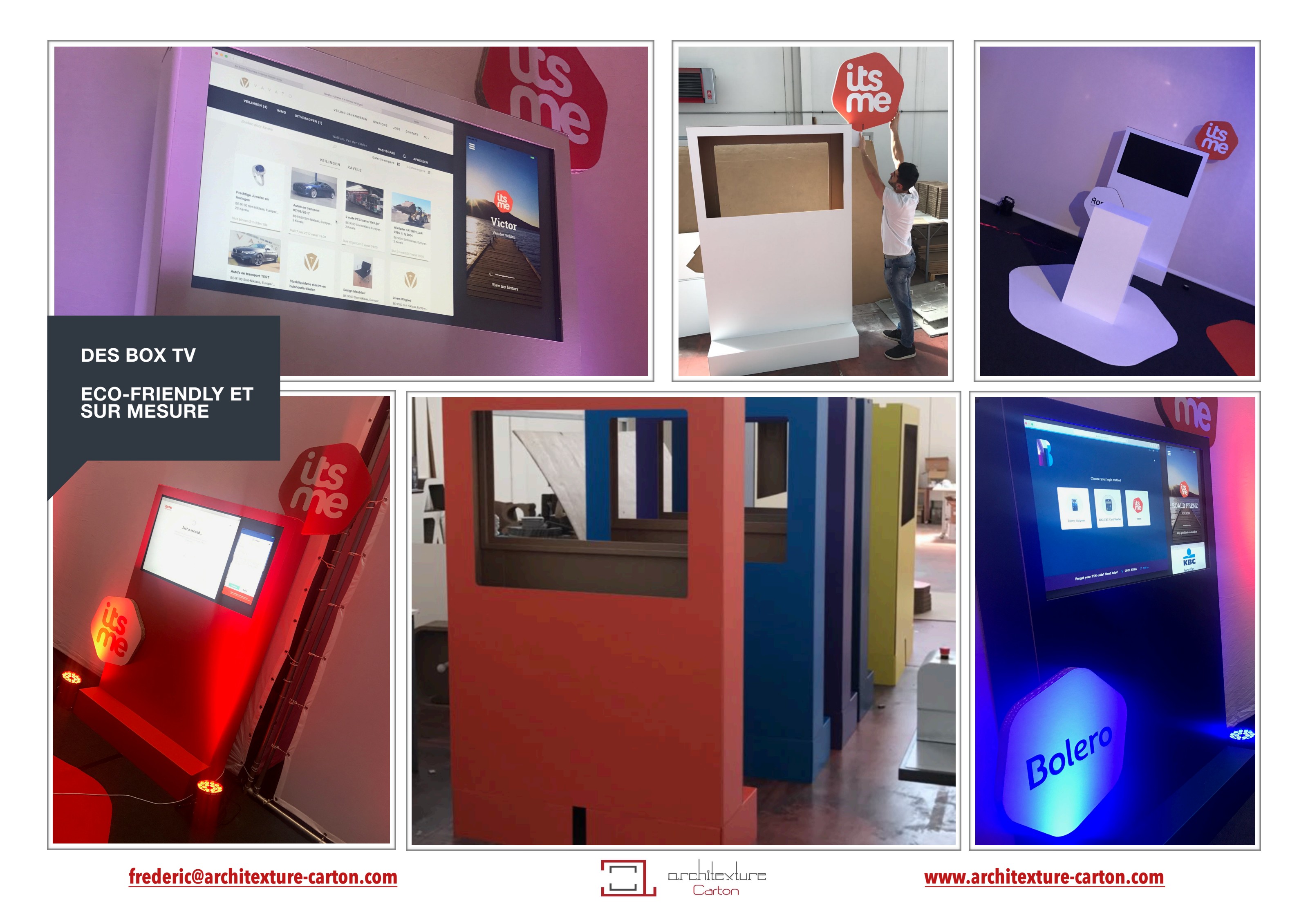 Box TV éco-friendly sur mesure