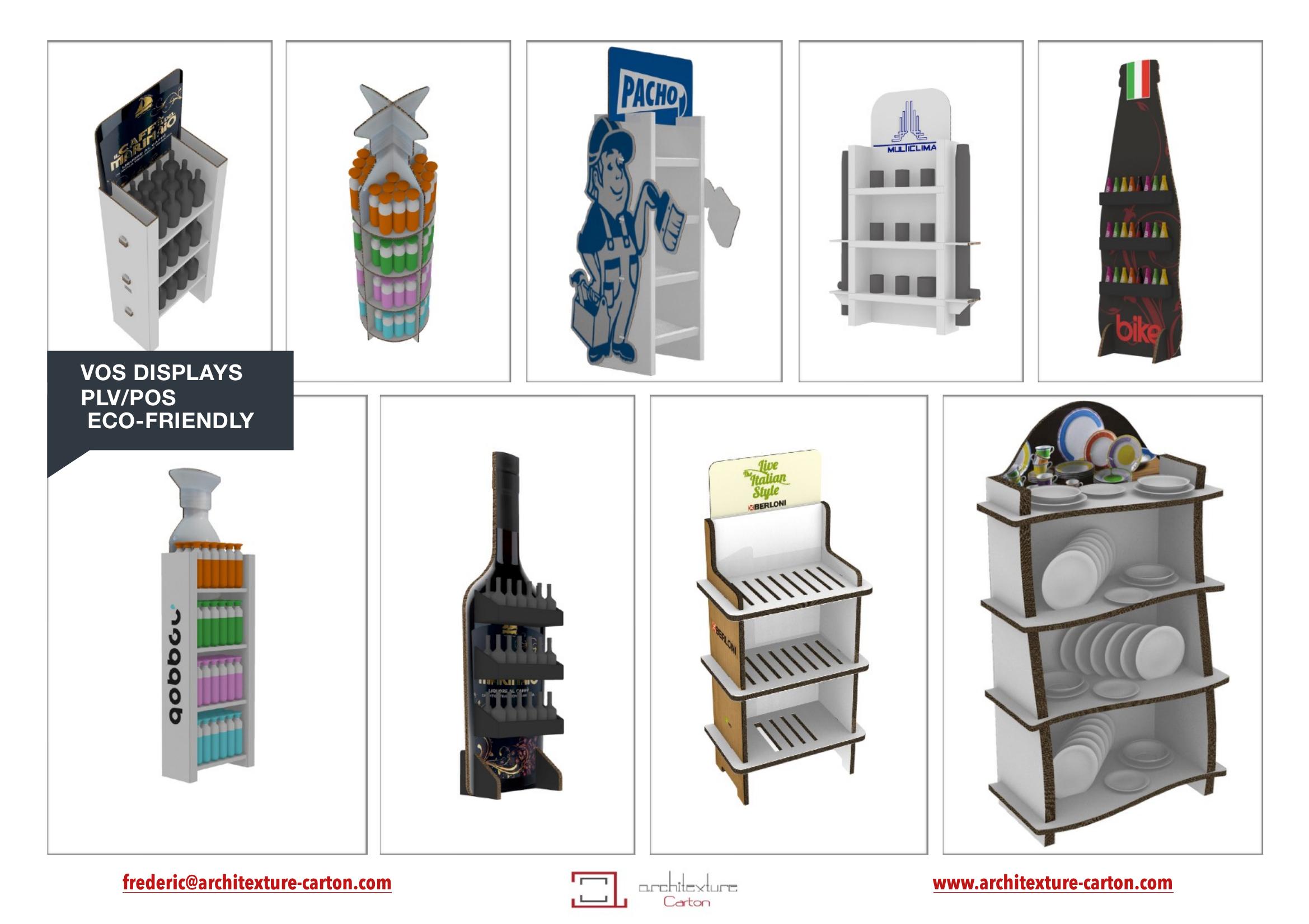 Displays PLV / POS éco-friendly